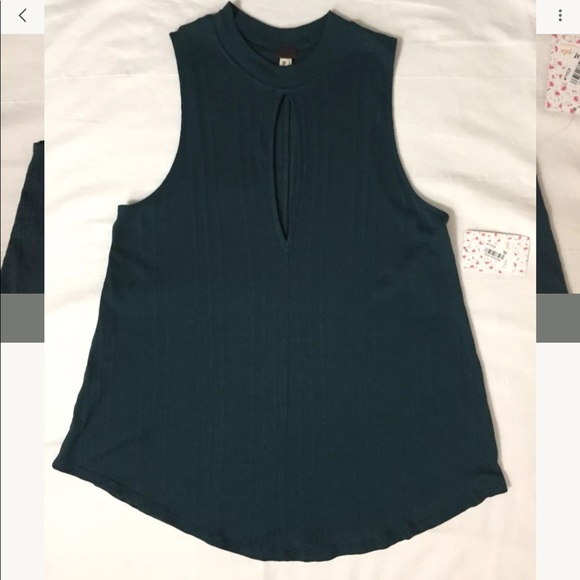 ❌SOLD❌New Free People Small Teal Green Key Hole - Picture 4 of 8